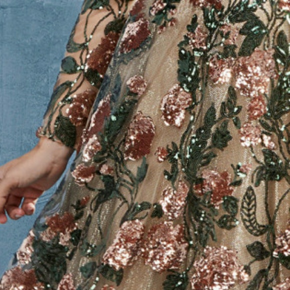 MOTHER OF THE BRIDE Formal WITH LONG SLEEVES EVENING GOWN - Picture 3 of 8